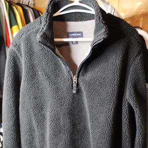 Large Land’s End Sherpa Quarter Zip
